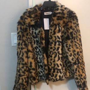 Jacket cheetah pattern xxl new